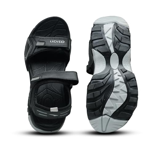 Image of ASIAN Mens VISTARA-18 Casual Sandals with adjustable velcro closure for easy wear with flexible fitting and trendy and stylish looks ideal for everyday use for mens as well as boys