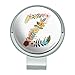 GRAPHICS & MORE Letter Z Floral Monogram Initial Golf Hat Clip with Magnetic Ball Marker