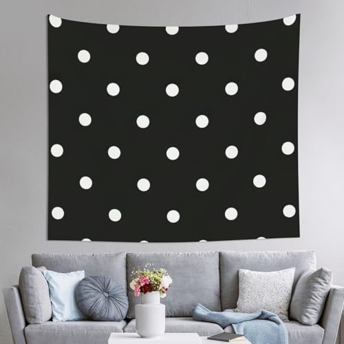 Tapiz de lunares EdWal (152x130 cm) para transformar la decoración de tu sala