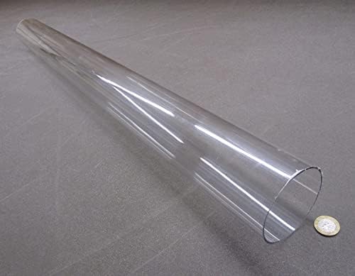 Polycarbonate Round Tube 3 1/8" (3.125") OD x 3.0" ID x 1/16" Wall x 36" (More Length Options)