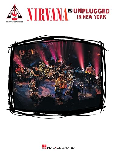 Nirvana Unplugged in New York | Recueil de Chansons Partitions Guitare Tablatures Transcriptions | 14 Morceaux MTV Session Grunge Rock Alternatif | Livre Musique Hal Leonard Guitar Recorded Versions