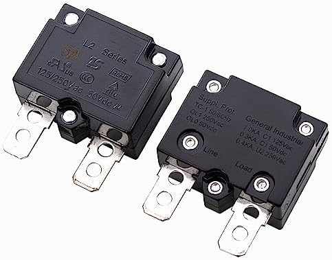 weelye 2Pcs 5A 125/250Vac 50Vdc Automatic Reset Relay Thermal Switch Circuit Breaker Current Overload Protector for Children Riding Electric Car Accessories image 4