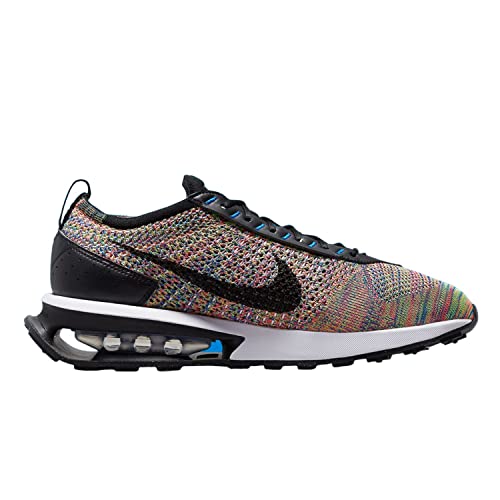 Nike Nike mens Air Max Flyknit Racer Shoes, Multi-color/Black-racer Blue, 11