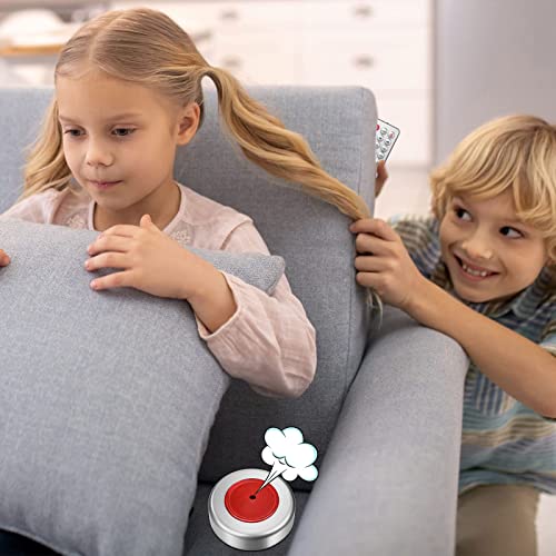 ELECDON Fart Machine Remote Noise Maker Funny Gag Sound Machine Wireless Controlled Farting Toys Practical Joke Toys Prank Game Prop for Party, Performance (Round)