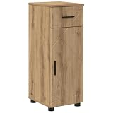 KUPTYERFG Armadietto da bagno in rovere Artisan, 30 x 35 x 80 cm