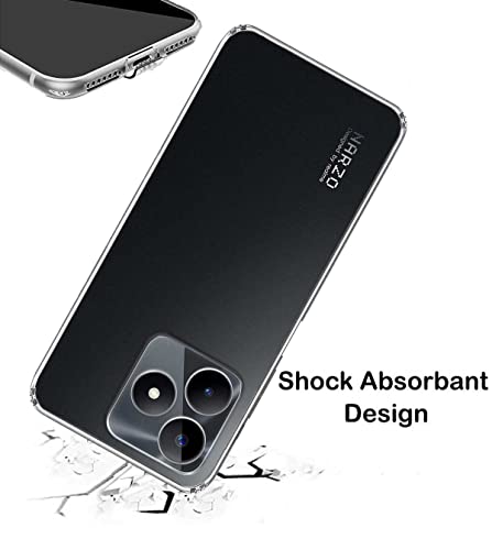 Image of Soft Silicone TPU Back Cover Compatible with Realme C53 / Narzo N53