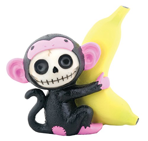 SUMMIT COLLECTION Furry Bones Black Munky Monkey Statue