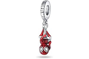 <p>Spiderman Charm Fits Pandora Europe Bracelets, 925 Sterling Silver Pendant Bead for Bracelets & Necklaces</p>