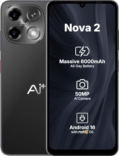 Image of AI+ Nova 2 5G (Black, 64 GB) (4 GB RAM)