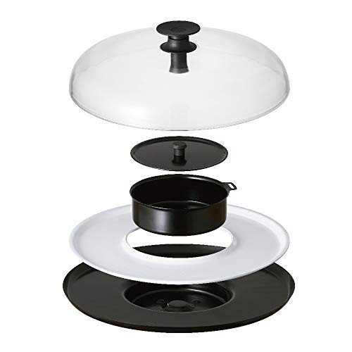 ドウシシャ 燻製器 ブラック 直径30cm Live もくもくクイッ
