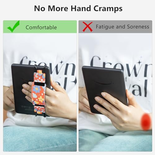 image for CoBak Secure Hand Strap for Kindle and Tablets - Versatile and Lightwe