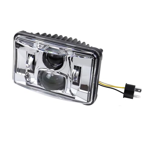 Phare LED moto 4x6 à double faisceau haut et bas longue portée pour XR400 DRZ