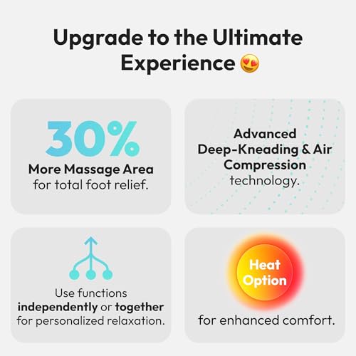 Shiatsu-Foot-Massager-with-Heat-Deep-Kneading-Relieves-Plantar-Fasciitis-Neuropathy-Foot-Fatigue-Features-Adjustable-Heat-3-Compression-Setting-Fits-Up-to-Mens-Size-14-HSAFSA-Eligible Shiatsu Foot Massager with Heat Deep Kneading Relieves Plantar Fasciitis Neuropathy Foot Fatigue Features Adjustable Heat 3 Compression Setting Fits Up to Mens Size 14 HSAFSA Eligible