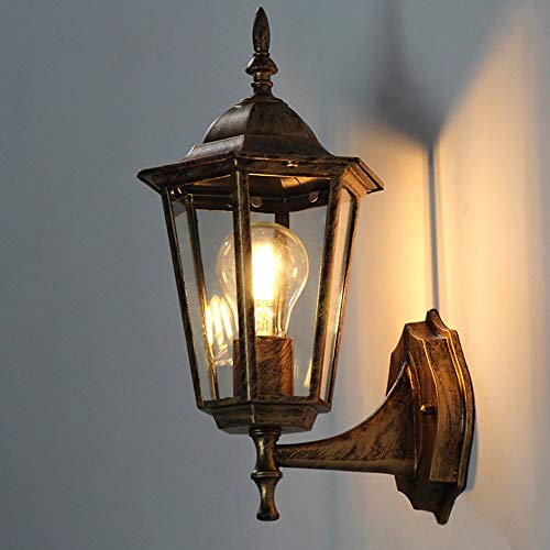 Lampe murale hexagonale au charme ancien européen pour illuminer vos souvenirs
