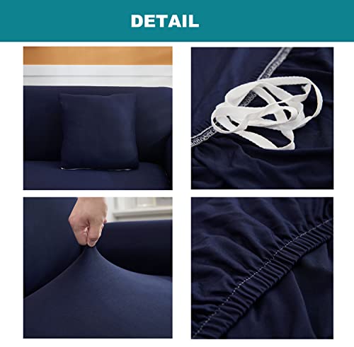 Housse de canapé extensible et antidérapante douce lavable - 3