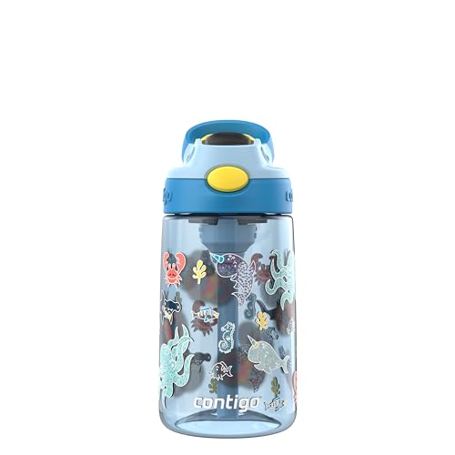 Image of Contigo Kids Water Bottle with Redesigned AUTOSPOUT Straw, 14 oz