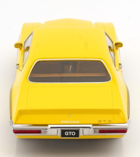 Pontiac Lemans GTO Amarillo 1972 a escala 1:18 miniatura 5