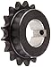Browning H5017X 1 1/2 Finished Bore Roller Chain Sprocket, Single Strand, Steel, Hardened Teeth, 17 Teeth