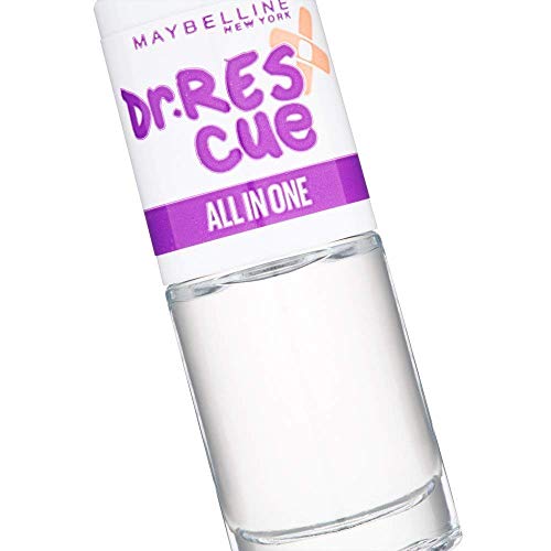 Maybelline New York - Dr Rescue - Soin Tout-en-Un Base et Top Coat - All In One - 6,7 ml