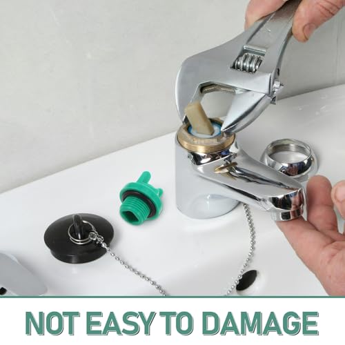Bouchon d'extrémité de tuyau d'eau 1/2 pouce bouchons filetés plastique PVC vert x100
