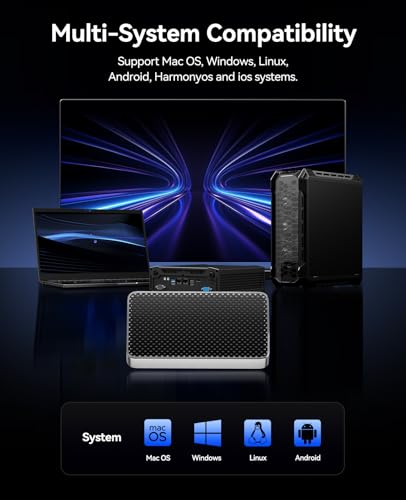 ORICO 40Gbps SSD Externo 1TB hasta 3800 MB/s, SSD NVMe Portátil Ultrarrápido, Compatible con Thunderbolt 4/3/ USB 4.0, Diseño de Aluminio AIN Ventilador para Fotógrafos y Editores de Vídeo - X40 - imagen 6