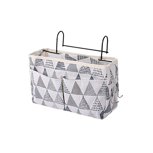 Organisateur de Chevet Sac, Sacs de Chevet Lit Multifonctionnel, Panier de Lit Chevet Suspendu, Convient pour Canapé, Bureau, Lit Superposé, Convient pour Ranger des Écouteurs, des Portefeuilles Cover