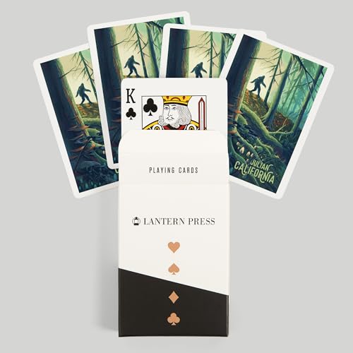 Lantern Press Baraja de Póker, 52 cartas, tamaño poker miniatura 6