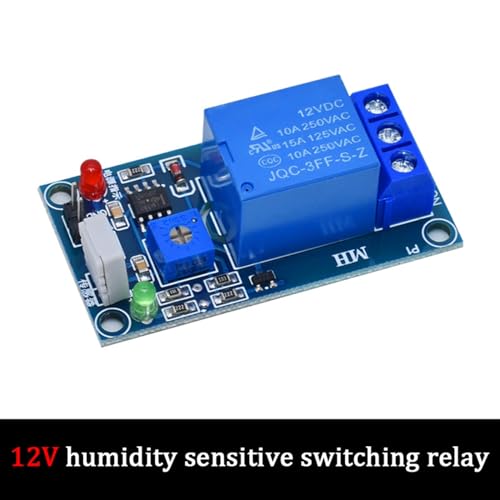 Sensor de humedad HR202 de 12V con módulo de relé de 1 canal para control automático 3