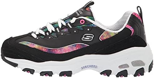 Skechers Women's D'Lites-Galaxy Fantasy Sneaker, BKMT, 9 | Image 7