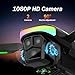 F417PRO Drone with Camera 1080P for Adults Kids, Mini Drone with Screen, Adult Drone, Dual 90° Lens, LED Lights, Optical Flow, Modular Battery, Beginner Drone, One Key Start, Headless, 3D Flip, Case