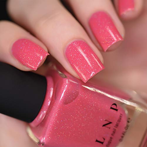 Image of ILNP Paper Heart - Brink Pink Holographic Nail Polish