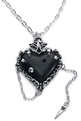 Alchemy Gothic Witches Heart Donna Collana Colore