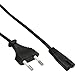 Produktbild InLine Netzkabel, Netzstecker CEE7/16 Schweiz auf Euro 8 C7 Stecker, 1,8m