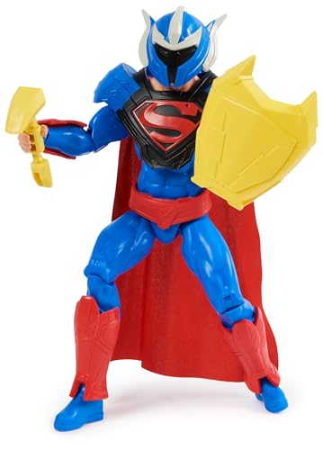 DC Comics Superman Man of Steel Action Figure, 30 cm, Fully Poseable Figure with 9 Pieces of Equipment for Exciting Role Play, Toy for Children from 4 Years