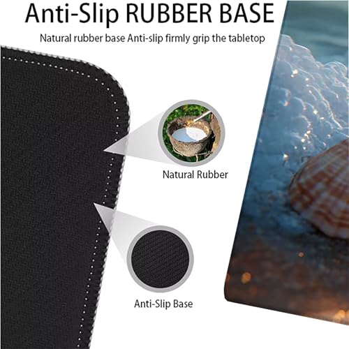 Tapis de souris imperméable antidérapant avec bords cousus de haute qualité - 6