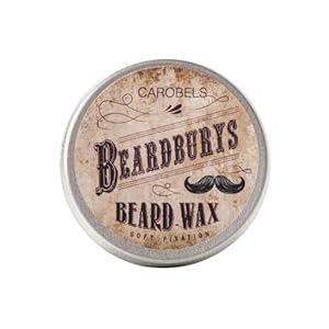 Beardburys Soft Fixing Beard and Mustache Wax Natural Hold, Lightweight Formula, Easy Styling, Paraben-Free, Suitable for All Beard Types – 50g