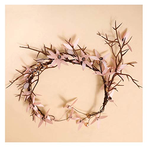 ZGP &Headdress Crown Flower Wreath Bride Flower Headdress Hair Accessories Wedding Party Accessories Mori Studio Styling Jewelry floral garland