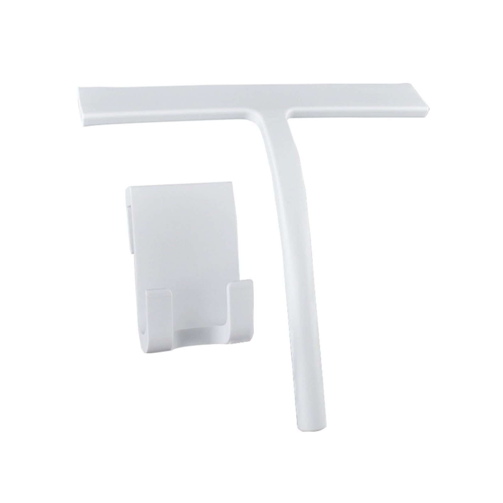Professional Shower Squeegee Silicone Glass Scraper with Hangers Hook No Streak Cleaning for Clean Flat Surfaces Silicone Shower Squeegee