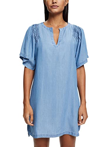 ESPRIT Damen Tunikakleid in Jeansoptik