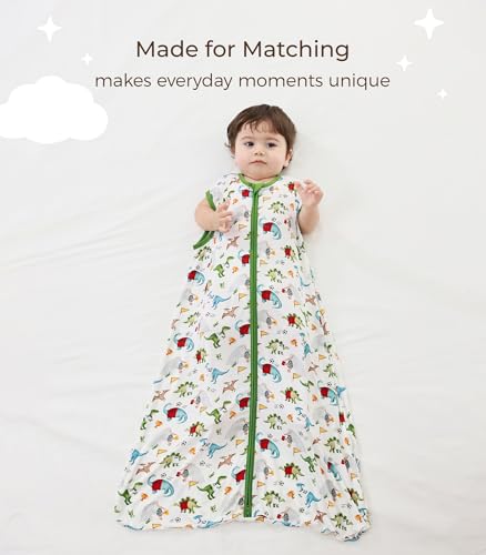 Image of Baby Sleep Sack Soft Wearable Blanket 2-Way Zipper Sleeping Bag for Girls Boys 0-3T, Viscose Made from Bamboo
