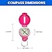 2-Pack Lensatic Compasses Hiking Backpacking Orienteering Compass Navigation - Boy Scout Compass for Kids | Professional Field Compasses for Map Reading - Best Survival Gifts
