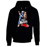 maniac mondo poster Maschinenwaschbar. Maniac Movie Poster Hoodie. Gr. Large, Schwarz