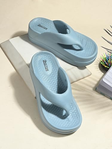 Image of DOCTOR HEALTH SUPER SOFT Women's Flip-Flops Slippers | Flip-Flops | Women's & Girl's Slippers | Comfortable & Lightweight | Soft Foot Massager | All Day Wear Flip-Flops Slipper