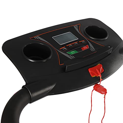 Caminadora eléctrica plegable con medidor de ritmo cardíaco miniatura 7