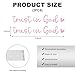 DXNQ 2 PCS Trust in God Rearview Mirror Decals, Automotive Vinyl Rear View Mirror Decorative Stickers, Waterproof Trust in God Stickers for Car Truck Laptop, Car Accessories (Pink)