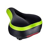 ★Verbesserte Stoßdämpfung★: Anders als die meisten Fahrradsitz verwenden Yoleo Fahrradsitz doppelte Anti-Vibrations-Gummiball, um extra stoßfest anzubieten. Stoßdämpfer Fahrradsitz ist mit guter Elastizität, Zähigkeit, größere Ausdauer und Flexibilität.