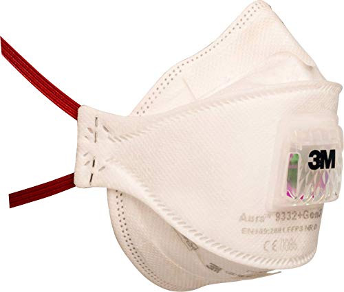 Preisvergleich Produktbild 3M Aura 9332+Gen3 Feinstaubmaske mit Ventil FFP3 10 St.