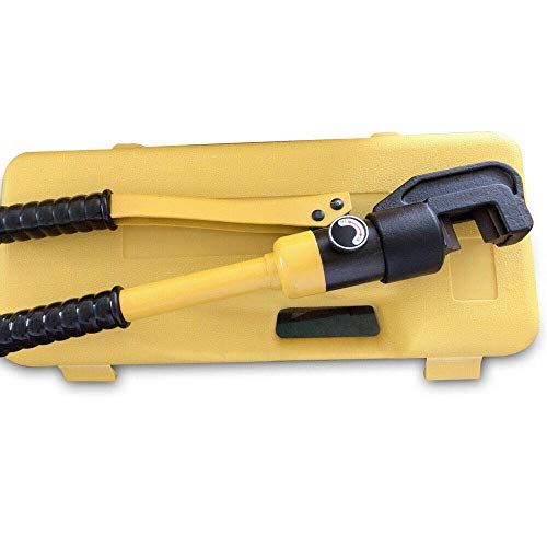 Image of Nutronics SC-12 Hydraulic Rebar Cutter 6 Ton Steel Bolt Chain Cutting tool Heavy Duty, Bolt Cutter 4mm to 12mm for Padlocks, Lock Cutter Heavy Duty Non-Slip Handle Bolt Cutter
