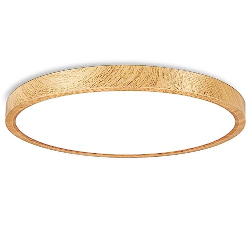 12 Inch Yellow LED Ceiling Light Fixture Flush Mount, ABS