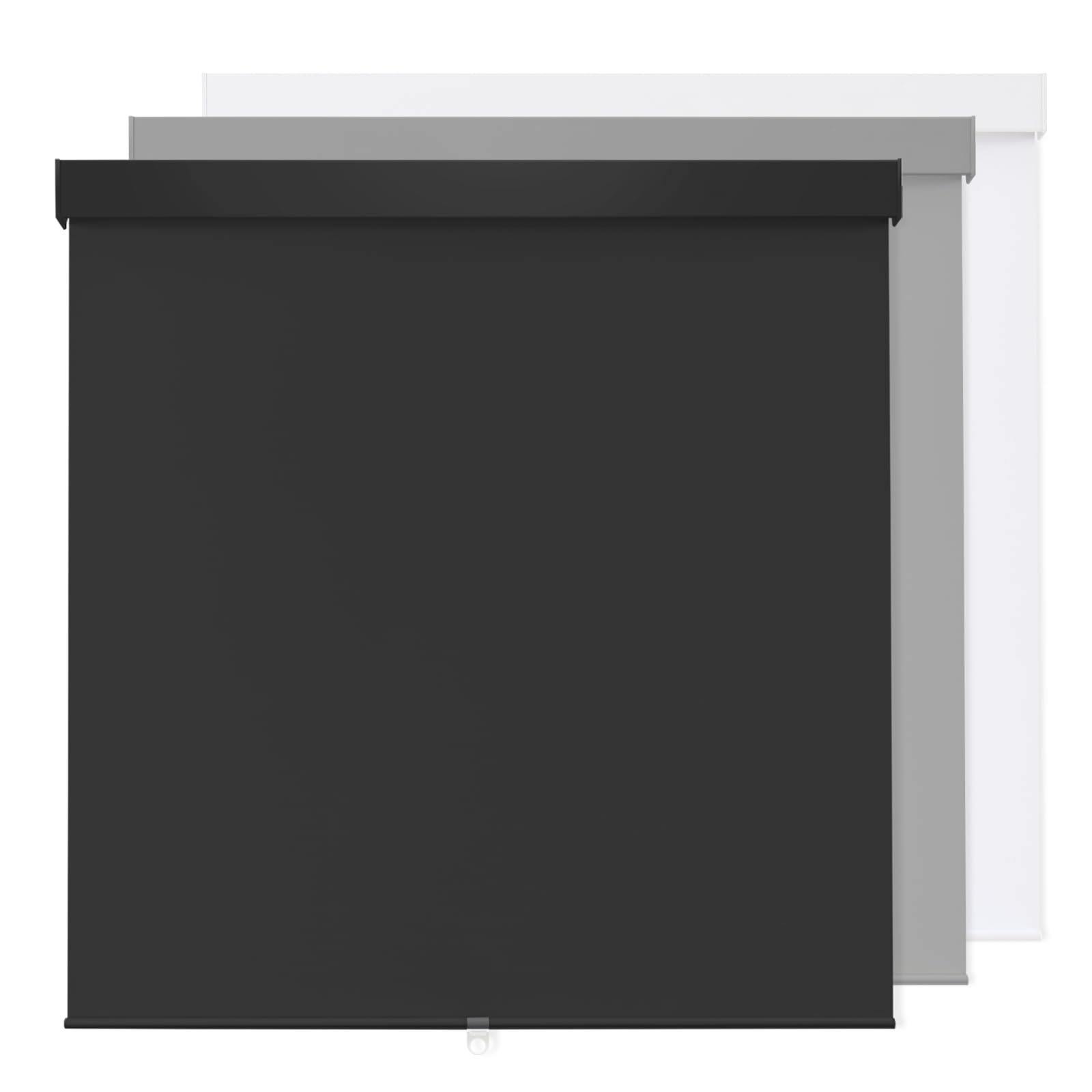 100% Blackout Roller Shades Cordless Blinds for Indoor Windows,Free-Stop Window Shades Pull Down,Thermal Insulated Fabric UV Protection,Blackout Window Guard Blinds for Home,Office,Black,34